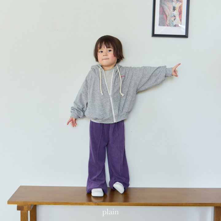 Plain - Korean Children Fashion - #minifashionista - Heart Bootcut Pants - 11