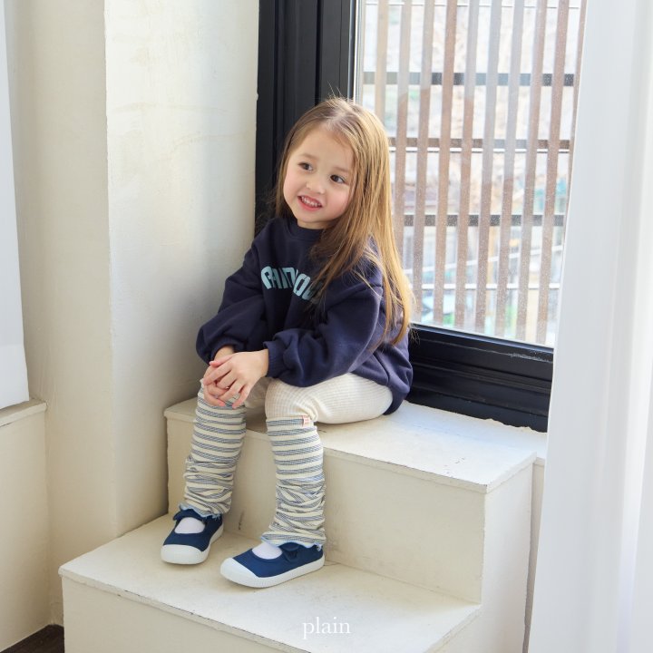 Plain - Korean Children Fashion - #prettylittlegirls - Rainbow Sweatshirt - 11