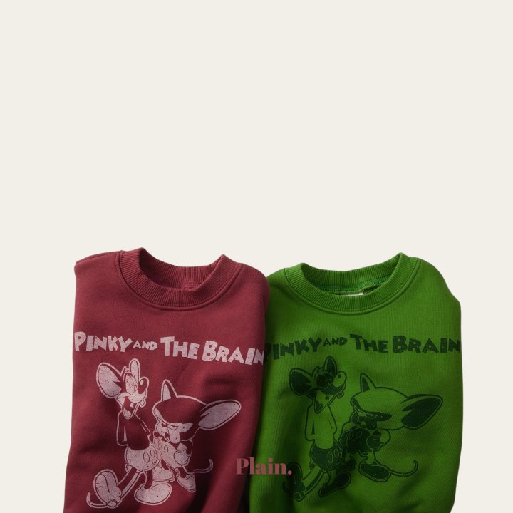 Plain - Korean Children Fashion - #todddlerfashion - Brain Sweatshirt - 11
