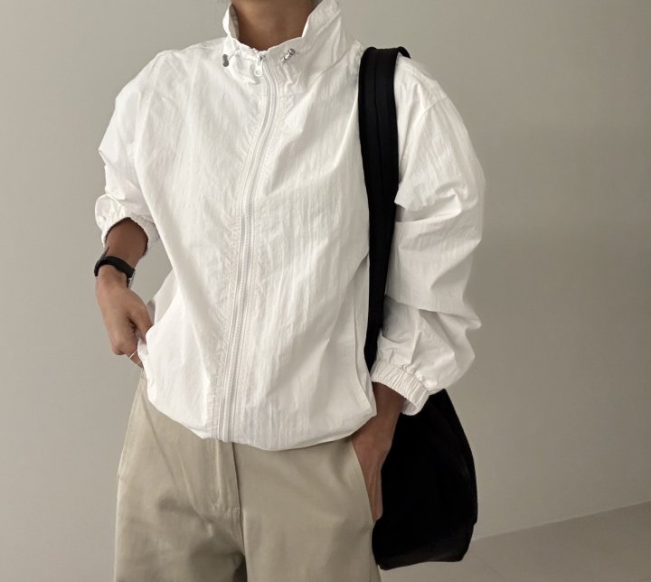 Ripple - Korean Women Fashion - #momslook - Trimming Wind Jumper - 2