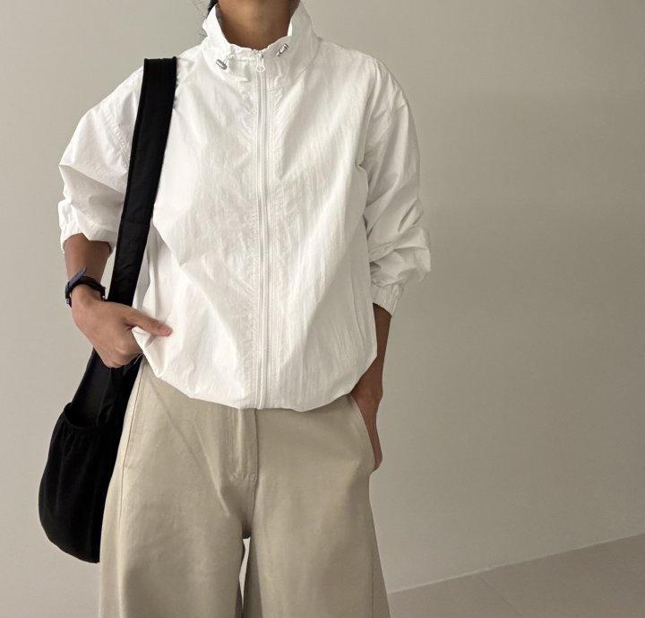Ripple - Korean Women Fashion - #momslook - Trimming Wind Jumper - 6