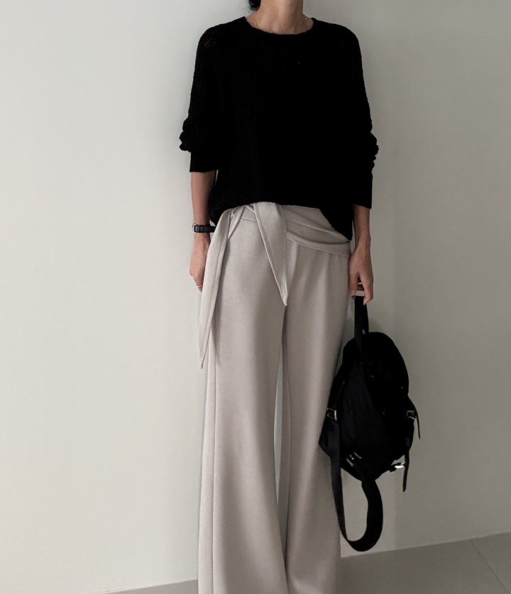Ripple - Korean Women Fashion - #momslook - Meringue Knit Top - 11