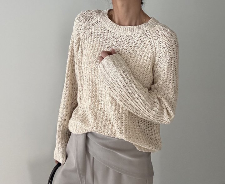 Ripple - Korean Women Fashion - #momslook - Meringue Knit Top - 7