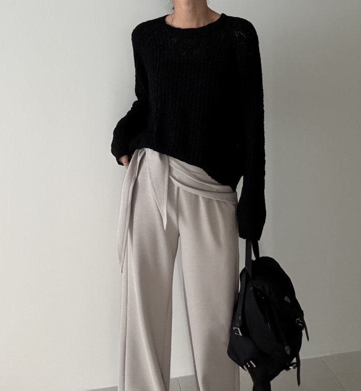 Ripple - Korean Women Fashion - #momslook - Meringue Knit Top - 9