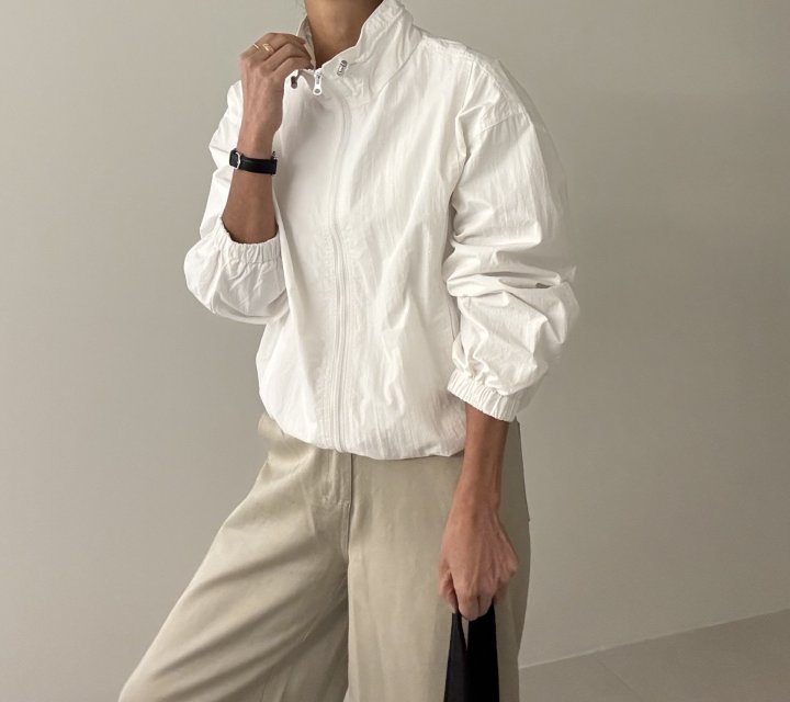 Ripple - Korean Women Fashion - #womensfashion - Trimming Wind Jumper - 3