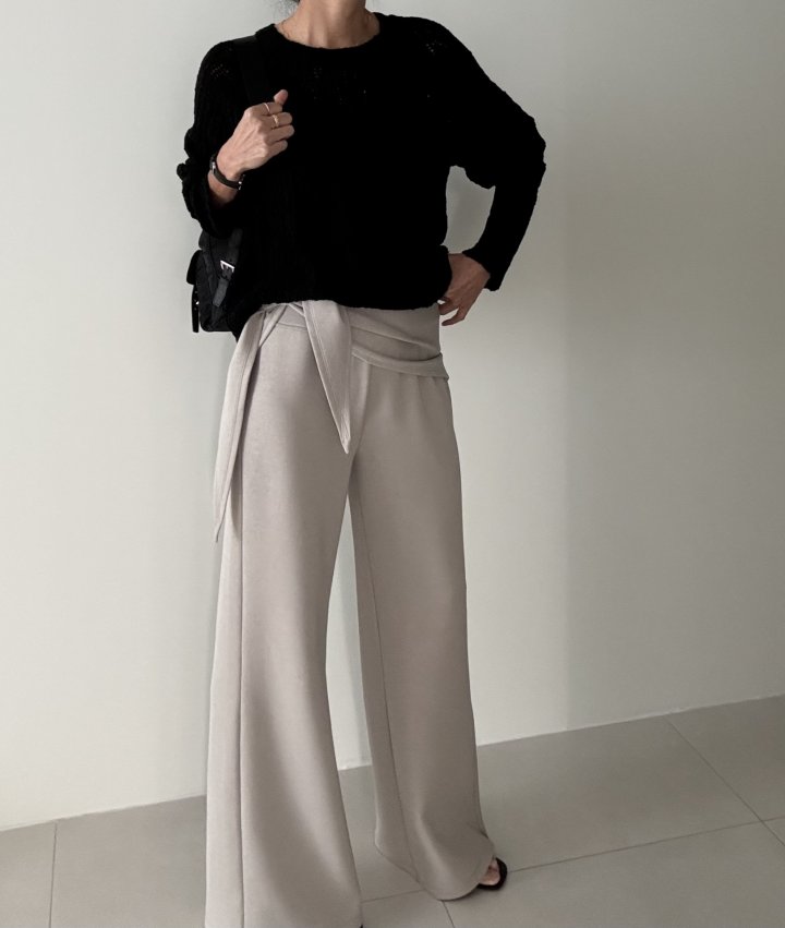Ripple - Korean Women Fashion - #womensfashion - Meringue Knit Top - 12