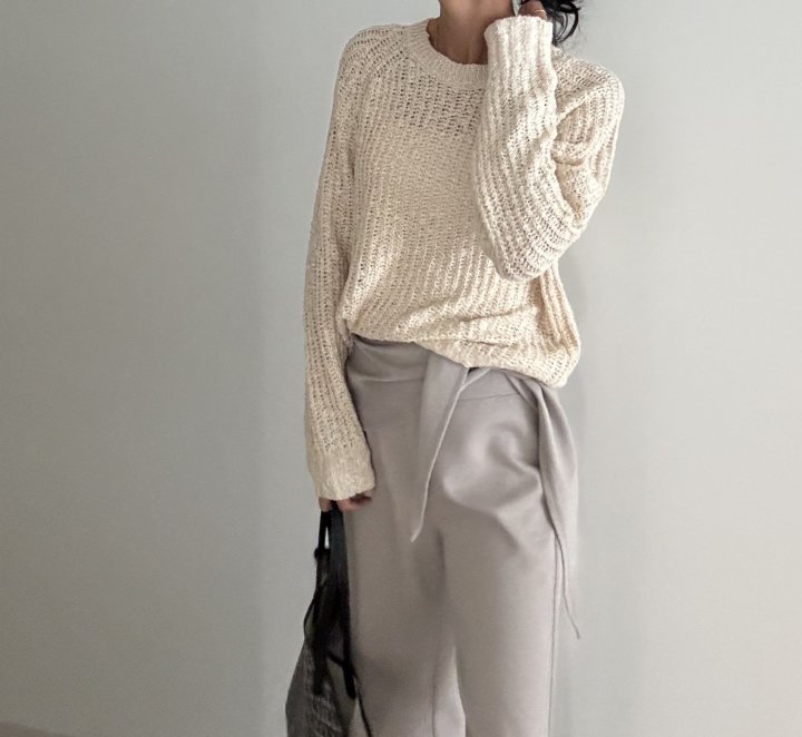 Ripple - Korean Women Fashion - #womensfashion - Meringue Knit Top - 8