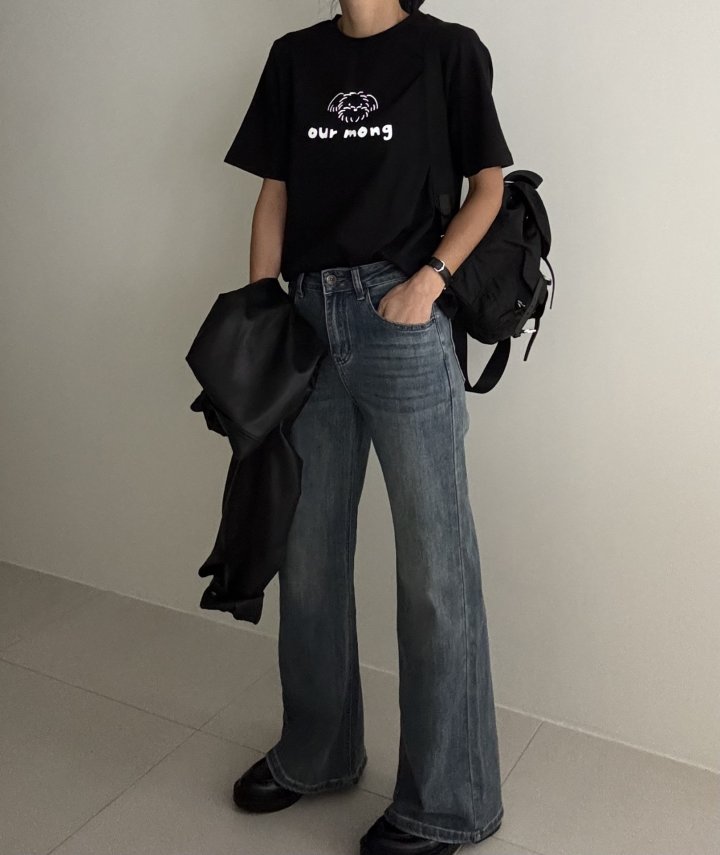 Ripple - Korean Women Fashion - #momslook - Calm Bootcut Jeans - 4