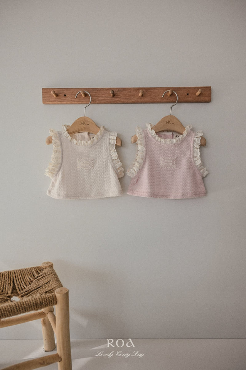 Roa - Korean Children Fashion - #Kfashion4kids - Frill Sleeveless Vest - 7