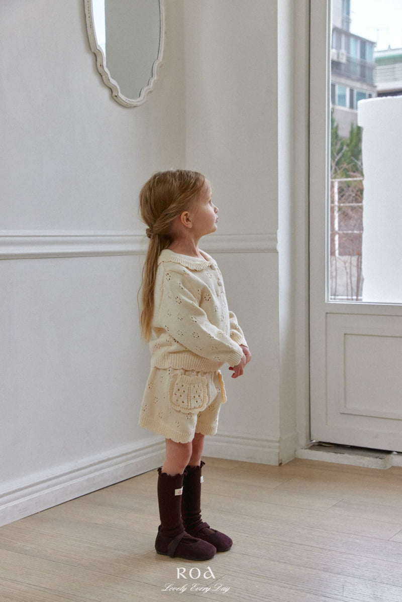 Roa - Korean Children Fashion - #Kfashion4kids - Punching Knit Set - 6