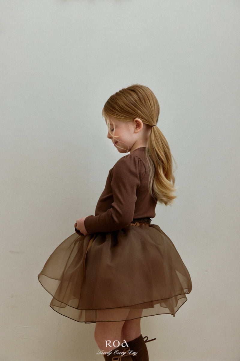Roa - Korean Children Fashion - #kidzfashiontrend - Sheer Double-Layer Skirt - 4