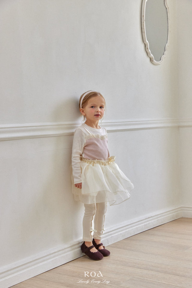 Roa - Korean Children Fashion - #Kfashion4kids - Intarsia Leggings - 3