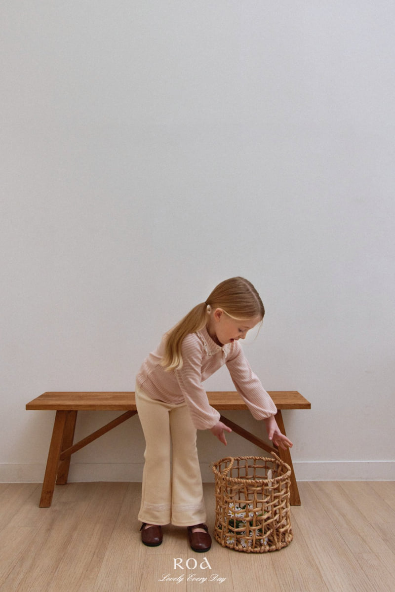 Roa - Korean Children Fashion - #childofig - Lace Bootcut Pants - 7