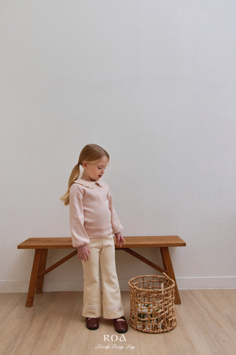 Roa - Korean Children Fashion - #childofig - Lace Bootcut Pants - 8