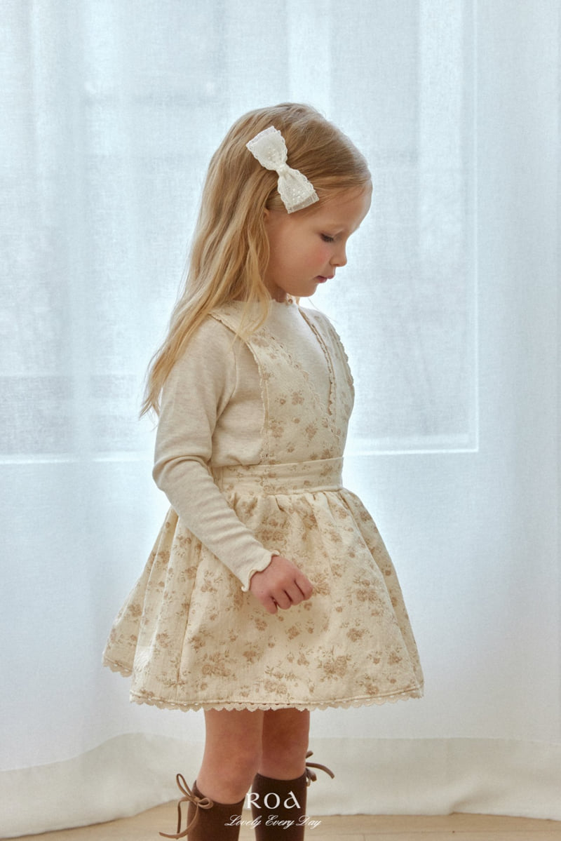 Roa - Korean Children Fashion - #childrensboutique - Spring Lace Strap Suspender Skirt - 10