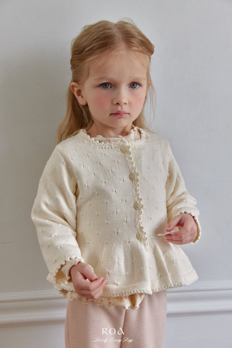 Roa - Korean Children Fashion - #childrensboutique - Flared Knit Cardigan - 5