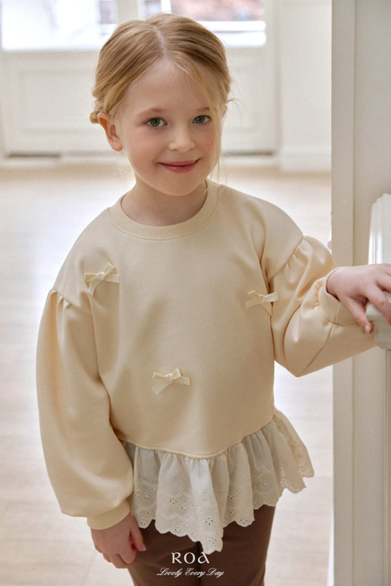Roa - Korean Children Fashion - #childrensboutique - Spring Ribbon Sweatshirt - 11