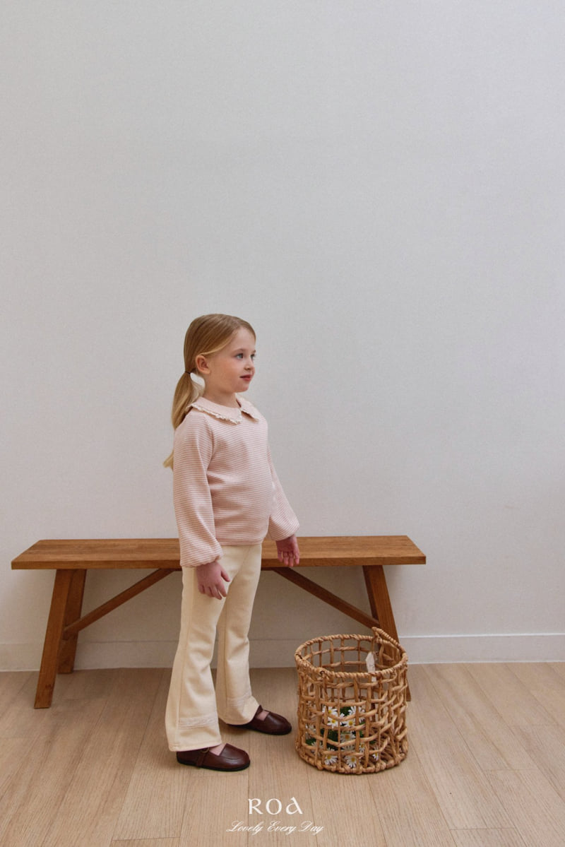 Roa - Korean Children Fashion - #childrensboutique - Lace Bootcut Pants - 9