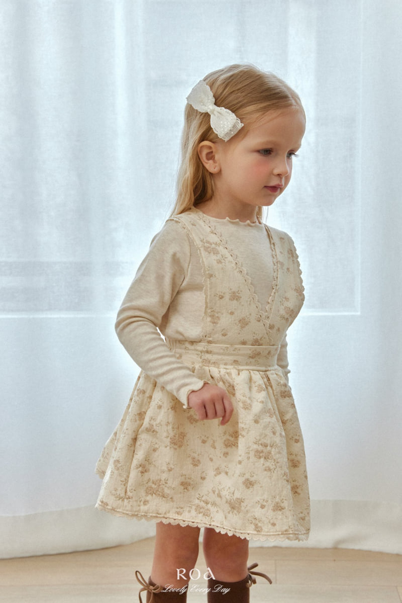 Roa - Korean Children Fashion - #designkidswear - Spring Lace Strap Suspender Skirt - 11