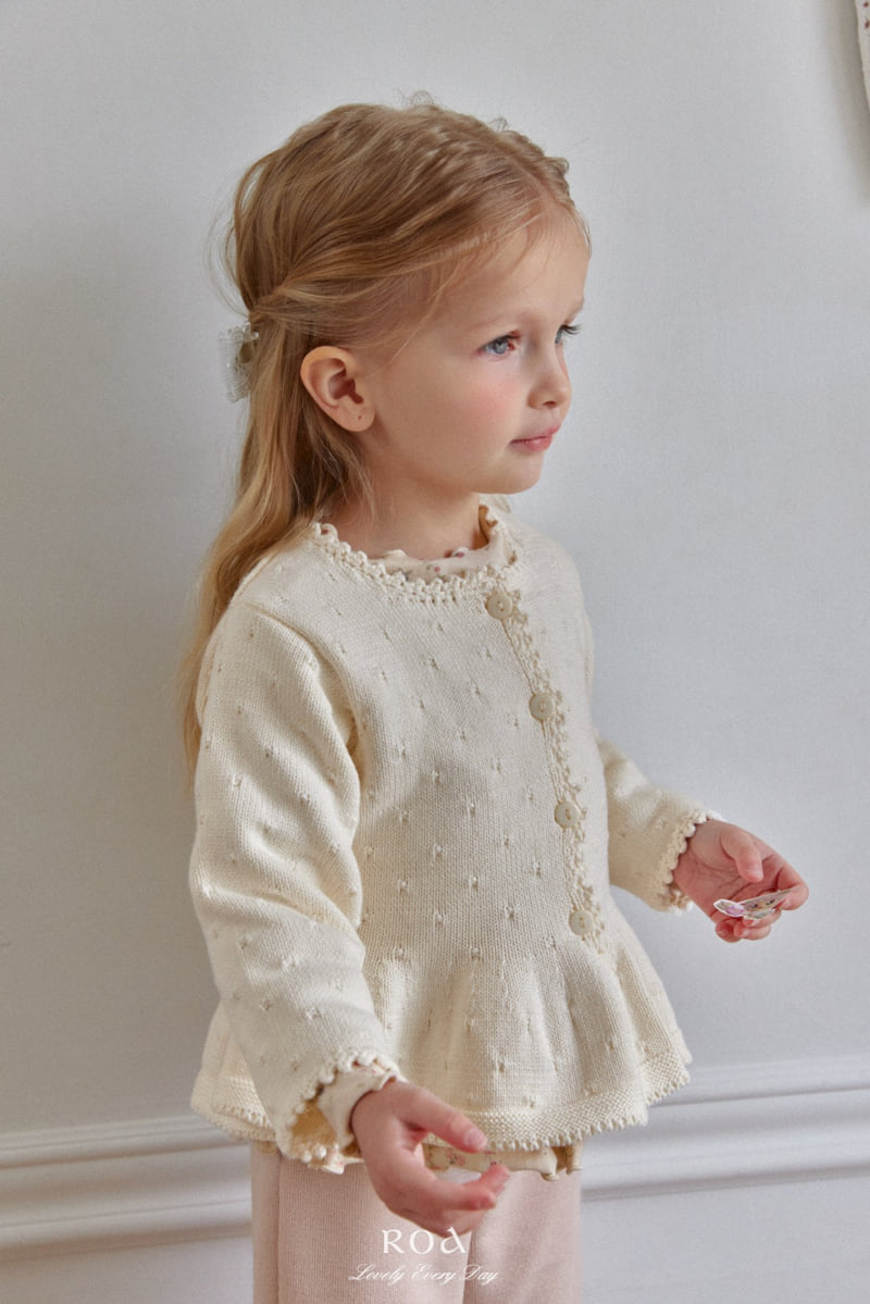 Roa - Korean Children Fashion - #designkidswear - Flared Knit Cardigan - 6