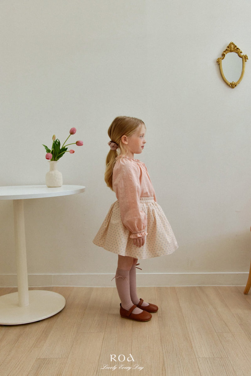 Roa - Korean Children Fashion - #designkidswear - Smocked Printed Blouse - 5