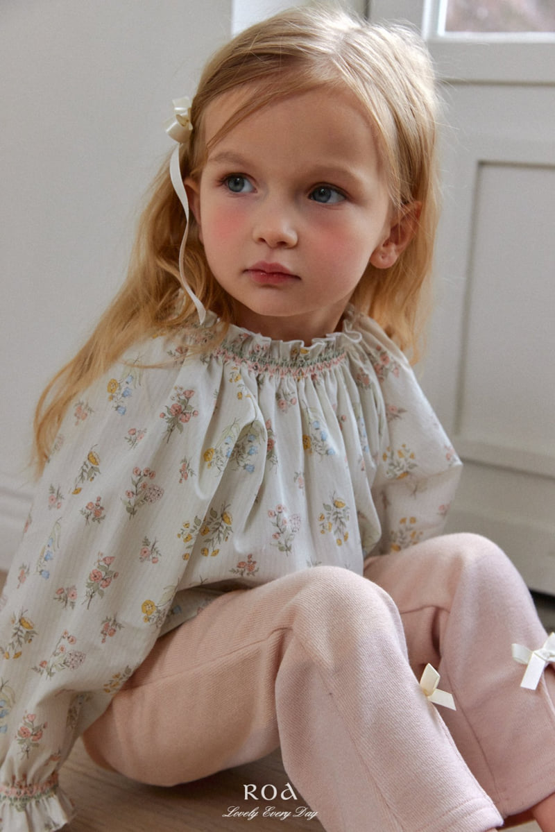 Roa - Korean Children Fashion - #designkidswear - Ribbon Bootcut Pants - 2