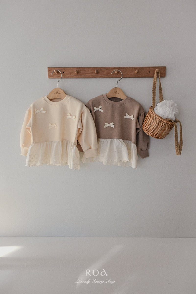 Roa - Korean Children Fashion - #designkidswear - Spring Ribbon Sweatshirt - 12