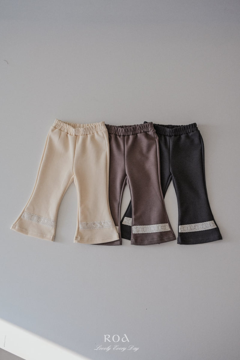 Roa - Korean Children Fashion - #designkidswear - Lace Bootcut Pants - 10