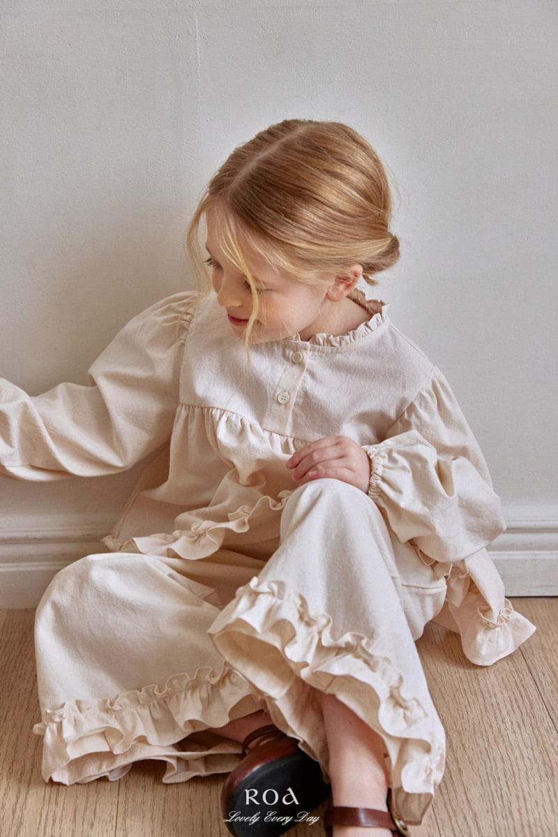 Roa - Korean Children Fashion - #designkidswear - Square Lace Set - 3