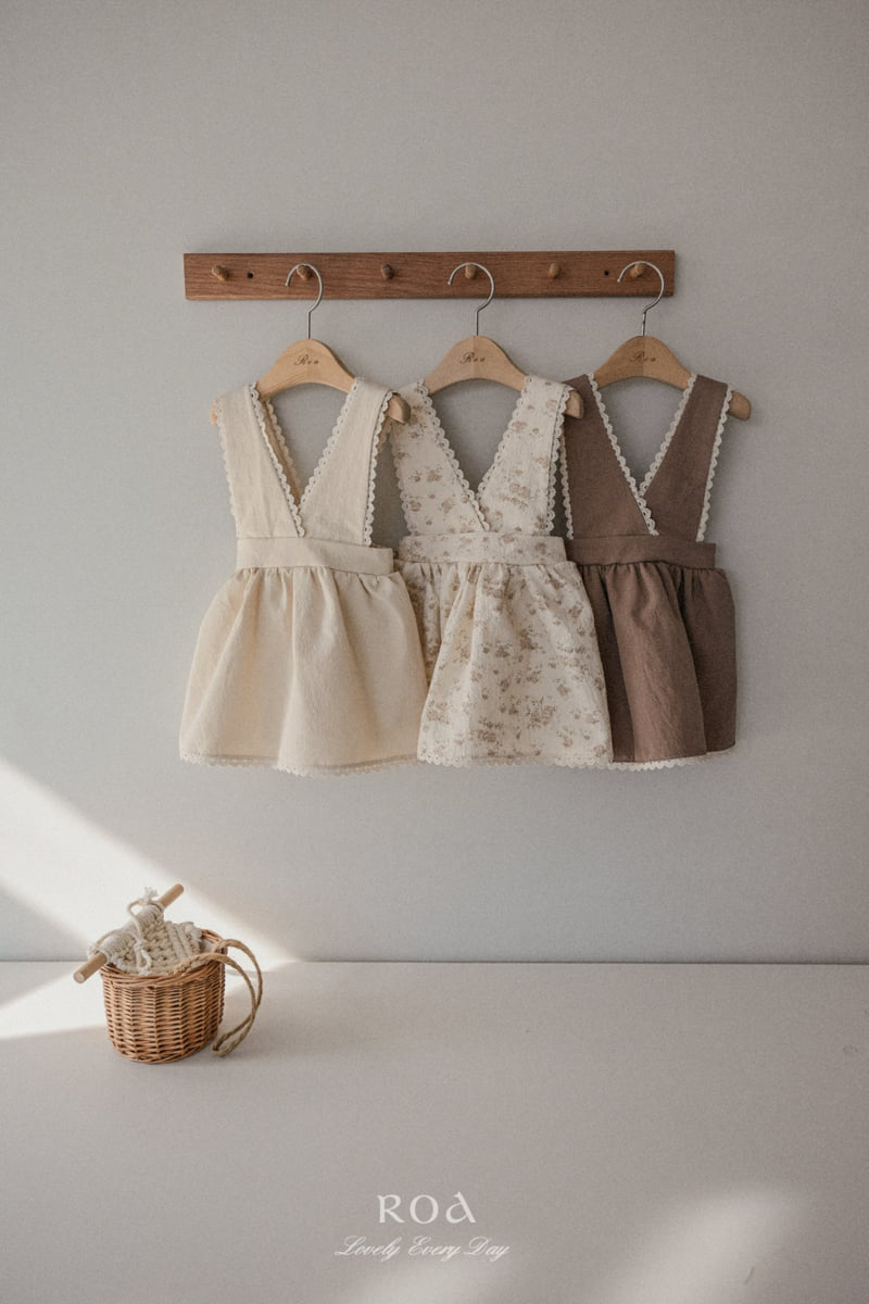 Roa - Korean Children Fashion - #discoveringself - Spring Lace Strap Suspender Skirt - 12