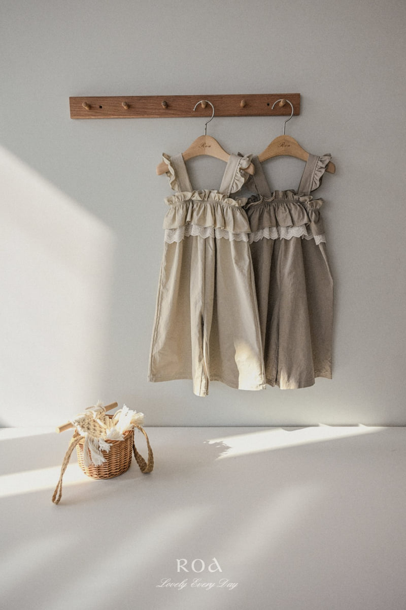 Roa - Korean Children Fashion - #discoveringself - Lace Frill Overalls - 10