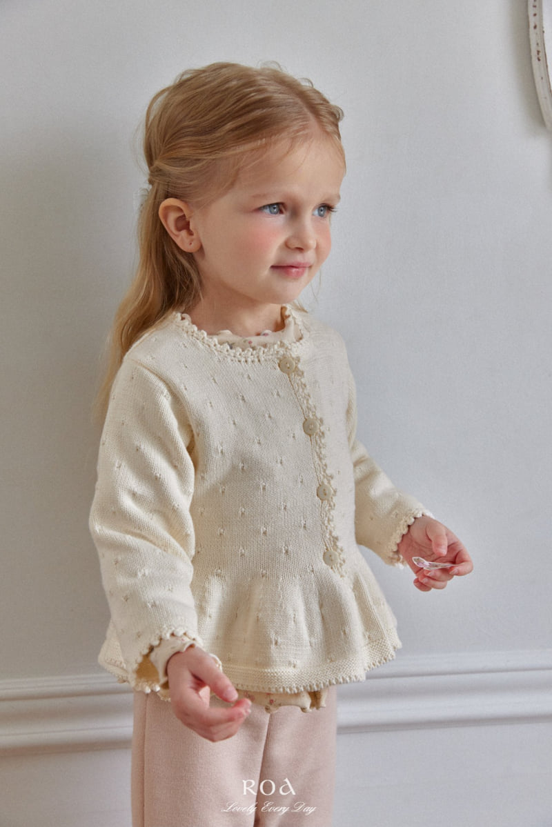 Roa - Korean Children Fashion - #discoveringself - Flared Knit Cardigan - 7