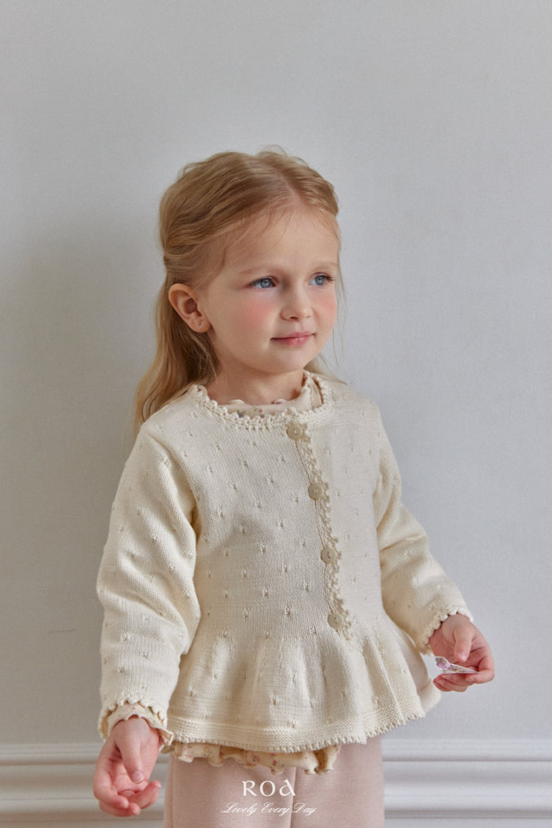 Roa - Korean Children Fashion - #fashionkids - Flared Knit Cardigan - 8