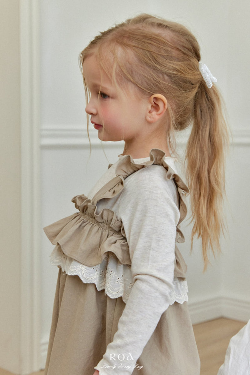 Roa - Korean Children Fashion - #kidsshorts - Lace Frill Overalls - 12