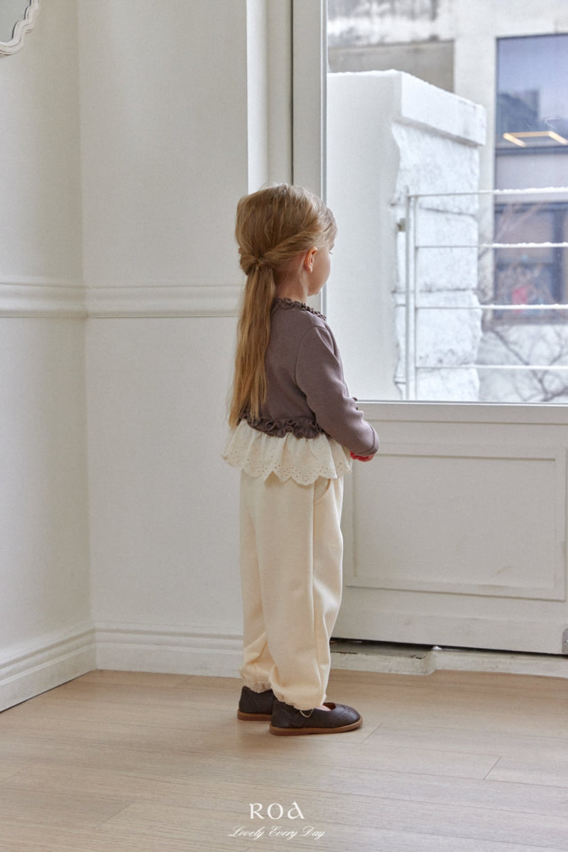 Roa - Korean Children Fashion - #kidsshorts - Lace Frill Cardigan - 11