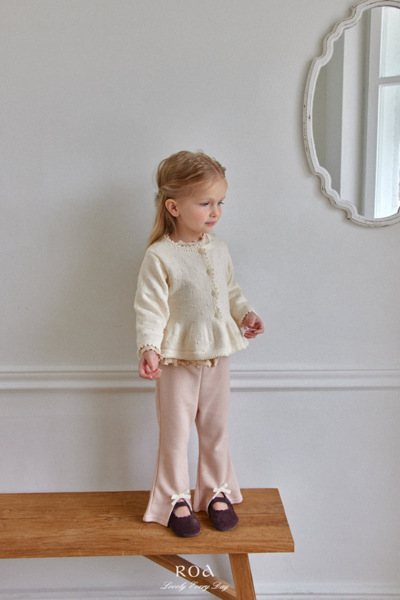 Roa - Korean Children Fashion - #kidsshorts - Flared Knit Cardigan - 9