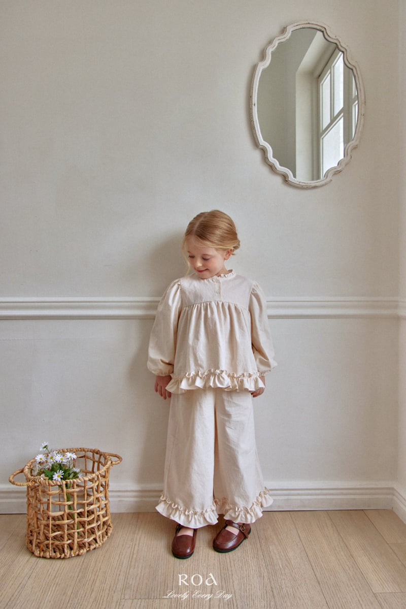 Roa - Korean Children Fashion - #kidsshorts - Square Lace Set - 6