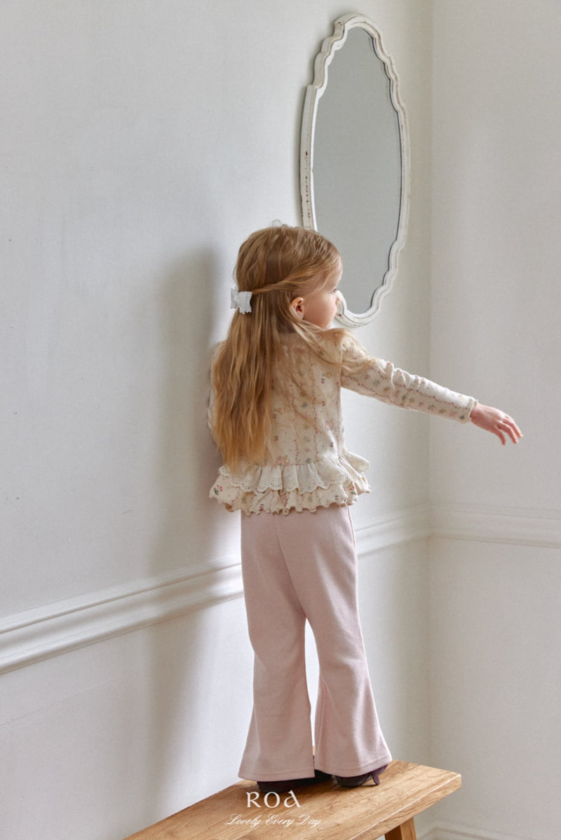 Roa - Korean Children Fashion - #kidzfashiontrend - Ribbon Bootcut Pants - 7