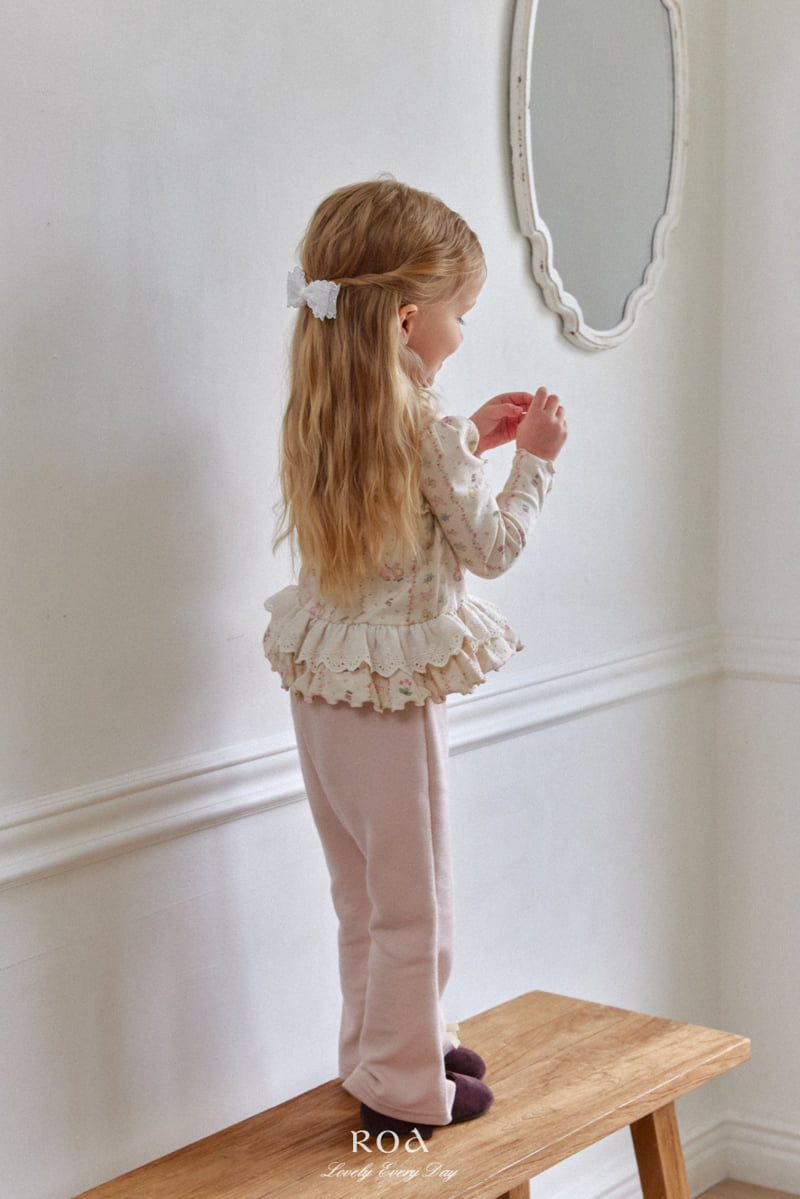 Roa - Korean Children Fashion - #littlefashionista - Ribbon Bootcut Pants - 9