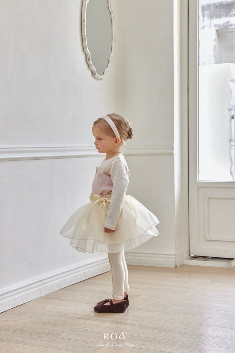Roa - Korean Children Fashion - #Kfashion4kids - Intarsia Leggings - 4