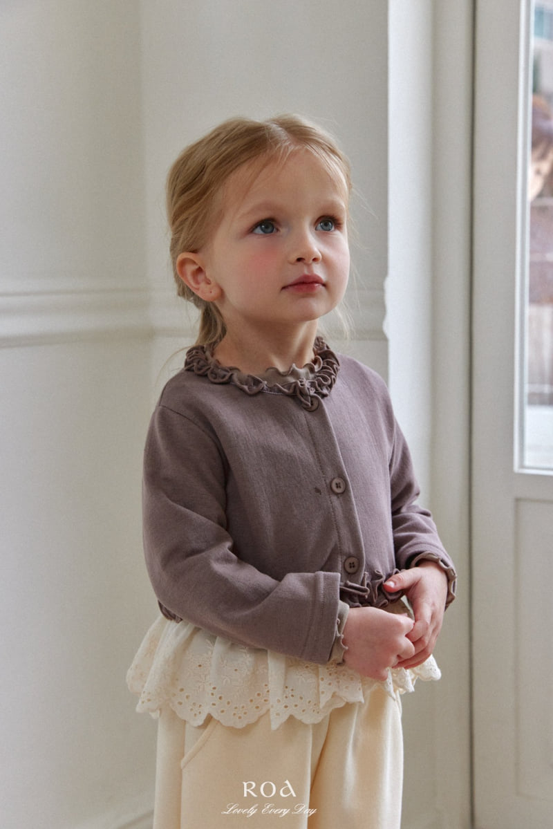 Roa - Korean Children Fashion - #littlefashionista - Lace Hem Jogger Pants - 3