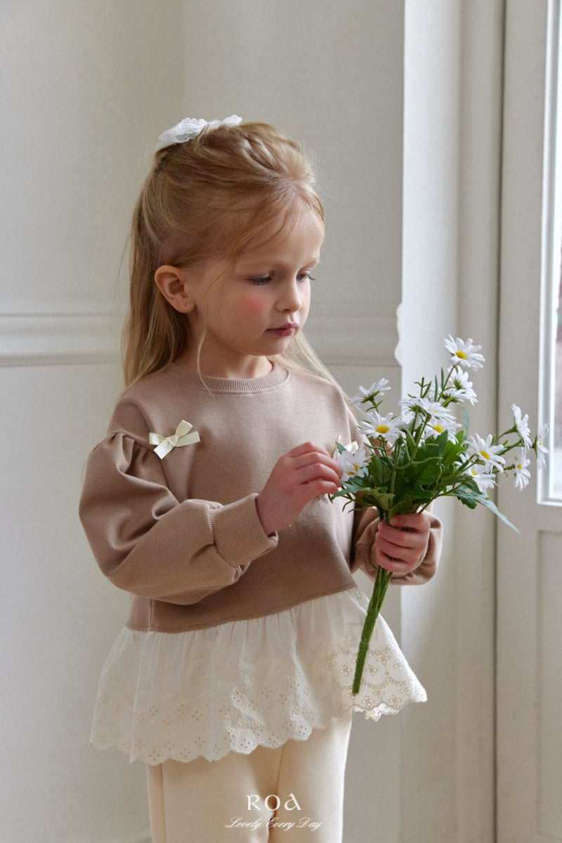 Roa - Korean Children Fashion - #magicofchildhood - Spring Ribbon Sweatshirt - 6