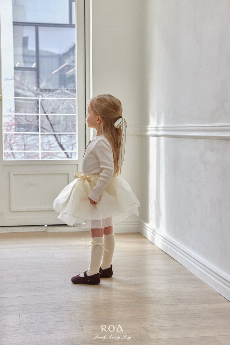 Roa - Korean Children Fashion - #magicofchildhood - Sheer Double-Layer Skirt - 6