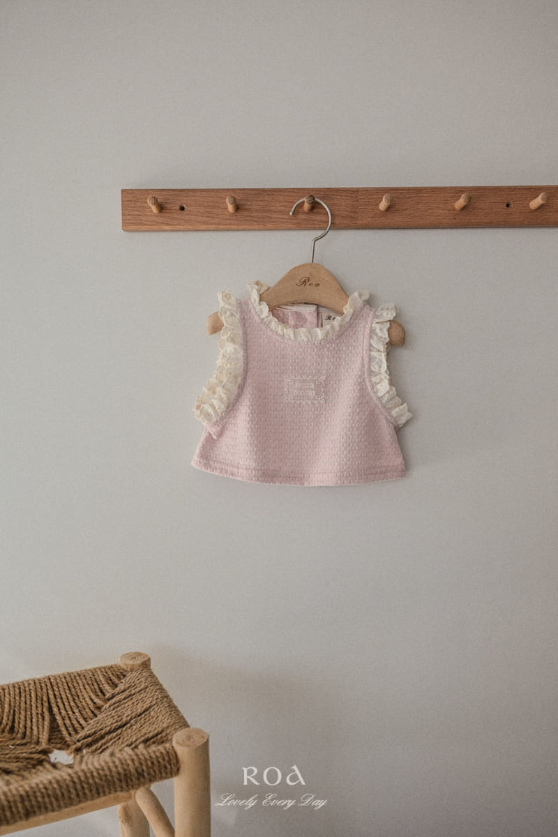 Roa - Korean Children Fashion - #minifashionista - Frill Sleeveless Vest - 10