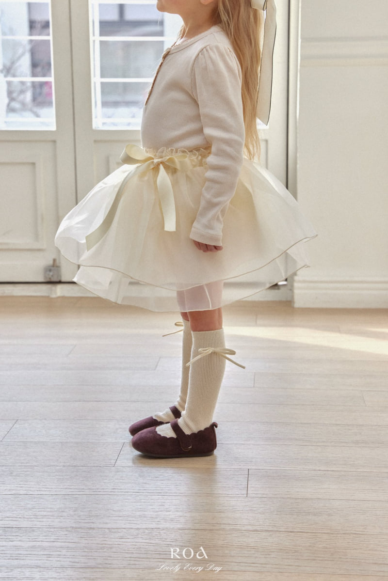 Roa - Korean Children Fashion - #minifashionista - Sheer Double-Layer Skirt - 7