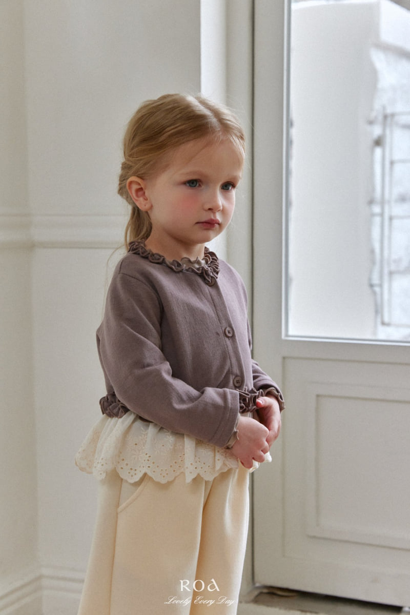 Roa - Korean Children Fashion - #minifashionista - Lace Hem Jogger Pants - 5