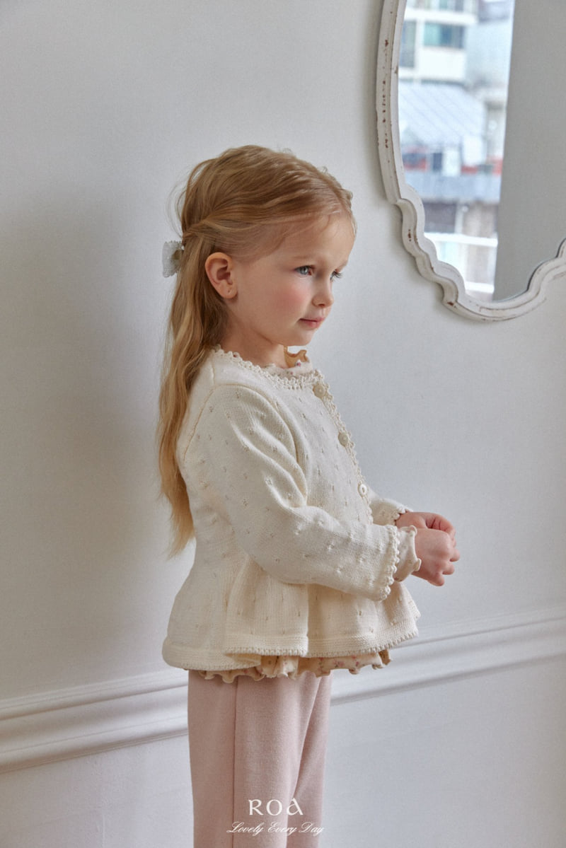 Roa - Korean Children Fashion - #stylishchildhood - Flared Knit Cardigan - 3