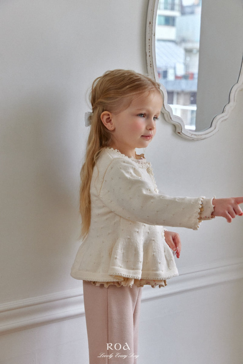 Roa - Korean Children Fashion - #toddlerclothing - Flared Knit Cardigan - 2