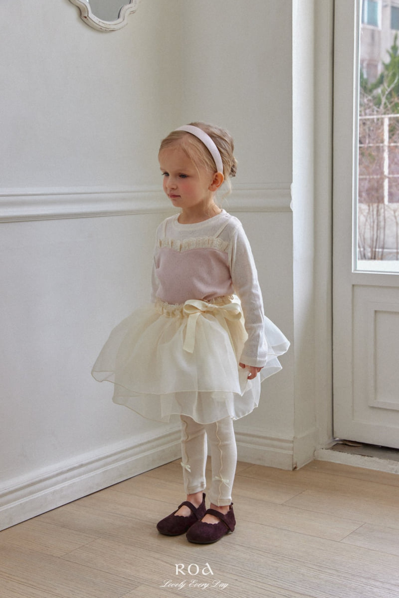 Roa - Korean Children Fashion - #toddlerclothing - Intarsia Leggings - 9