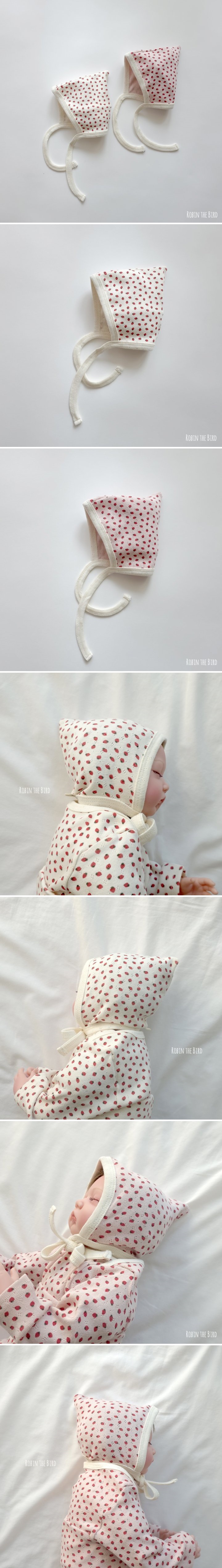 Saerobin - Korean Baby Fashion - #babyboutiqueclothing - Strawberry Fairy Bonnet